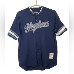NEW YORK YANKEES MLB STITCHED BUTTON DOWN  JERSEY 2XL